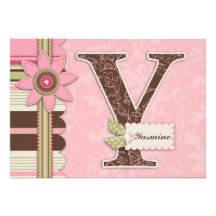 G Girl Invitation Card Y