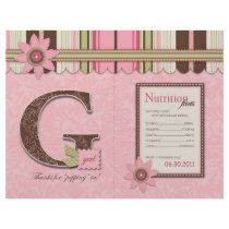G Girl Popcorn Wrapper Personalized Flyer