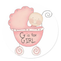 G is for Girl Sticker