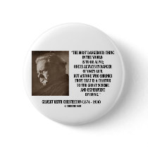 G.K. Chesterton Great Scheme Experiment Of Being Pin