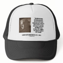 G.K. Chesterton Imagination Insanity Creative Trucker Hats
