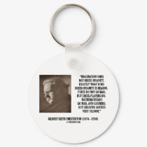 G.K. Chesterton Imagination Insanity Creative keychains