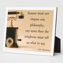G.K. Chesterton Quote Plaque