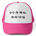 G-L-A-M-O-R-O-U-S! hats