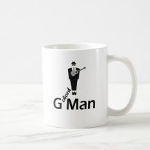 G Man Ukulele Coffee Mug