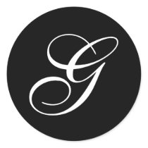 G Monogram Stickers