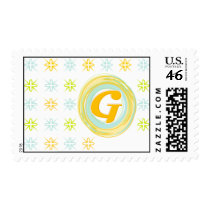 G Monogrammed Postage Stamps by GSquared G Monogrammed Postage Stamps