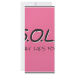 G.O.L.F. GALS ONLY LADS FORBIDDEN rack cards