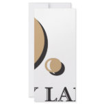 G.O.L.F. GENTLEMEN ONLY LADIES FORBIDDEN CUSTOMIZED RACK CARD