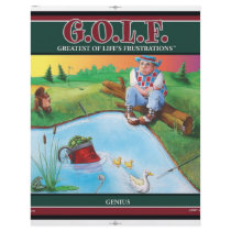 G.O.L.F GREATEST OF LIFE'S FRUSTRATIONS flyers