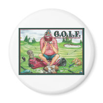 G.O.L.F. GREATEST OF LIFE'S FRUSTRATIONS magnets by laneluoma G.O.L.F. GREATEST OF LIFE'S FRUSTRATIONS magnets