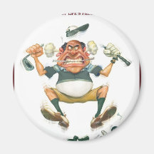 G.O.L.F. GREATEST OF LIFE'S FRUSTRATIONS REFRIGERATOR MAGNET