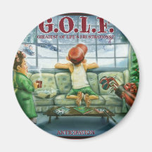G.O.L.F. GREATEST OF LIFE'S FRUSTRATIONS REFRIGERATOR MAGNETS