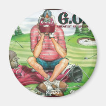G.O.L.F. GREATEST OF LIFE'S FRUSTRATIONS REFRIGERATOR MAGNETS