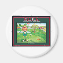G.O.L.F. GREATEST OF LIFE'S FRUSTRATIONS MAGNET