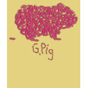 G. Pig w/Single Poopie Pink T-Shirt