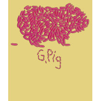 G. Pig w/Single Poopie Pink T-Shirt
