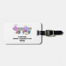 G-Protein Signal Transduction Inside Travel Bag Tag