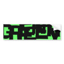 G, R, E, E, N, E, R, Y bumper stickers by davestation G, R, E, E, N, E, R, Y bumper stickers