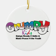 G.R.U.M.P.Y. Kids Wear Ornament