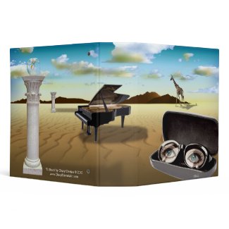 G Sharp - Surrealism by Cheryl Daniels 3 Ring Binders