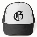 G-text Old English Mesh Hats