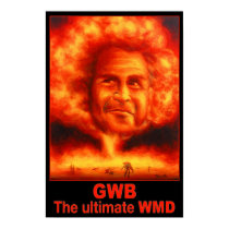 G W Bush - WMD posters