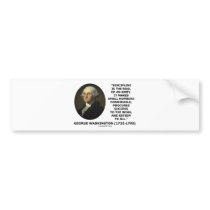 G. Washington Discipline Is The Soul Of An Army Bumper Stickers