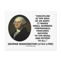 G. Washington Discipline Is The Soul Of An Army Post Cards