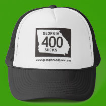 GA 400 SUCKS Cap hats