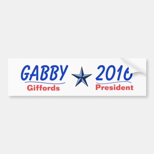 Gabby For Pres 2016 Bumper Sticker