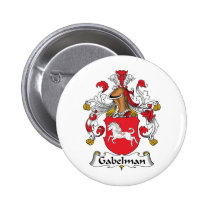 Gabelman Family Crest Button
