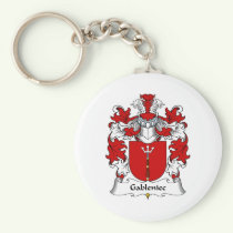 Gableniec Family Crest Keychain