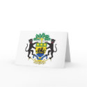 Gabon Coat of Arms Greeting Card