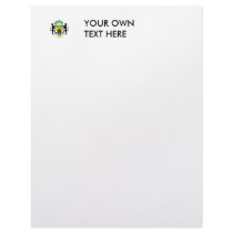 Gabon Coat of Arms Letterhead Design