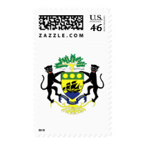 Gabon coat of arms postage