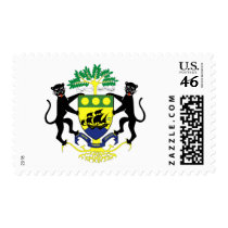Gabon coat of arms postage