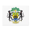 Gabon Coat of Arms Postcard