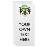 Gabon Coat of Arms Full Color Rack Card