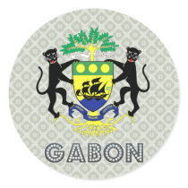 Gabon Coat of Arms Stickers