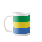 Gabon Flag Map Classic Mug