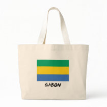 Gabon Flag Canvas Bags
