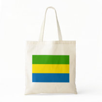 Gabon Flag Canvas Bag