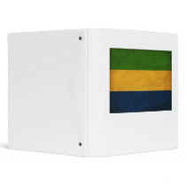 Gabon Flag 3 Ring Binder