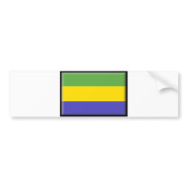 Gabon Flag bumper stickers by jacinto888 Gabon Flag bumper stickers
