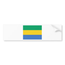 Gabon Flag bumper stickers by sergemayifuila Gabon Flag bumper stickers