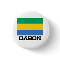 Gabon Flag buttons
