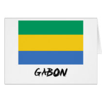 Gabon Flag cards by flagshirt Gabon Flag cards