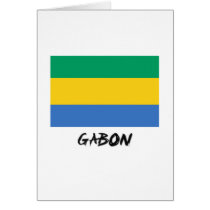 Gabon Flag cards by flagshirt Gabon Flag cards