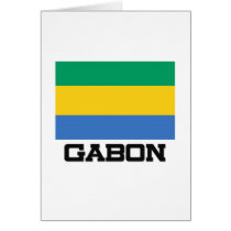 Gabon Flag cards by tshirtshirts Gabon Flag cards